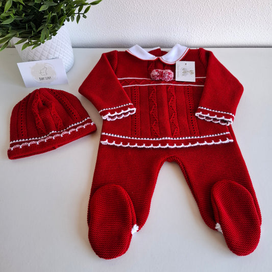 Conjunto Camisola, Calça e Gorro