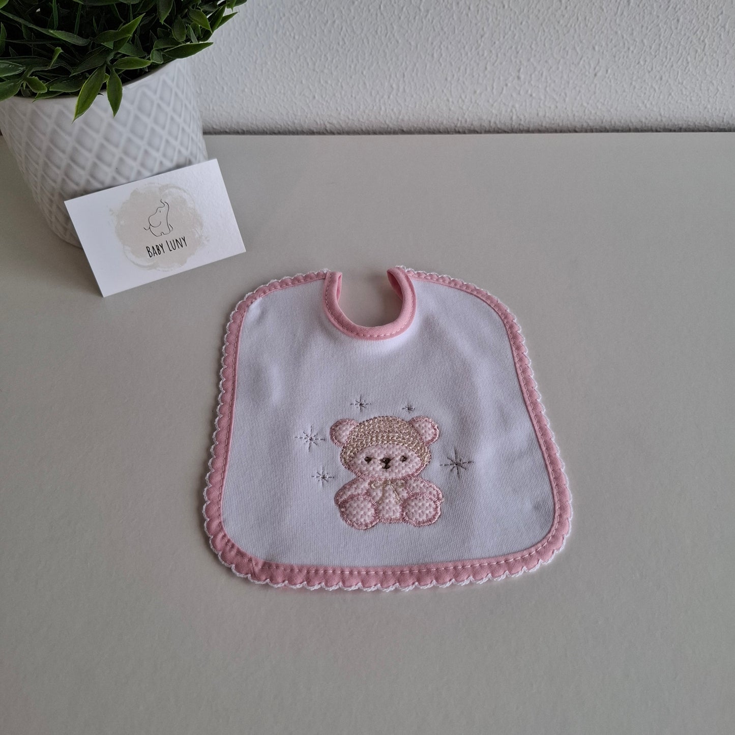 Babete Algodão Urso