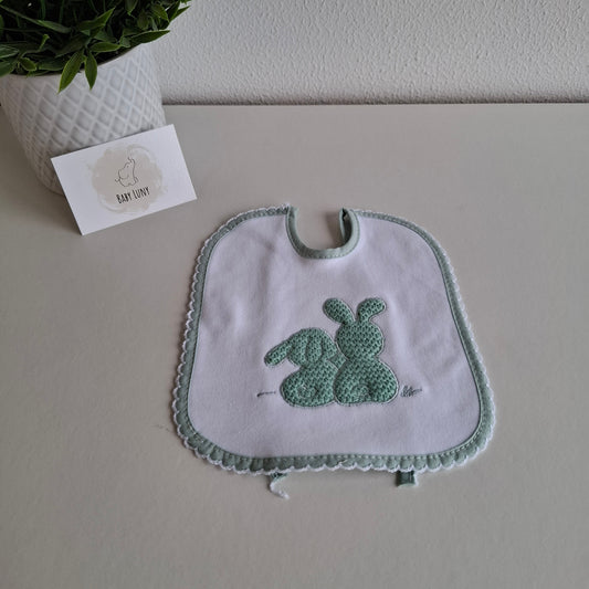 Babete Algodão Coelhinhos