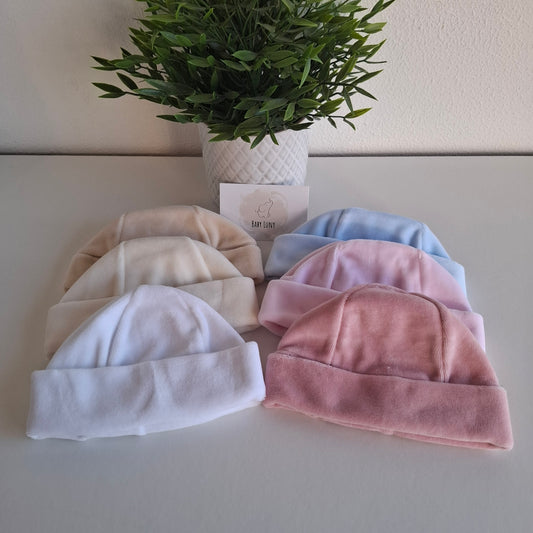 Conjunto Gorro e Luvas em Veludo